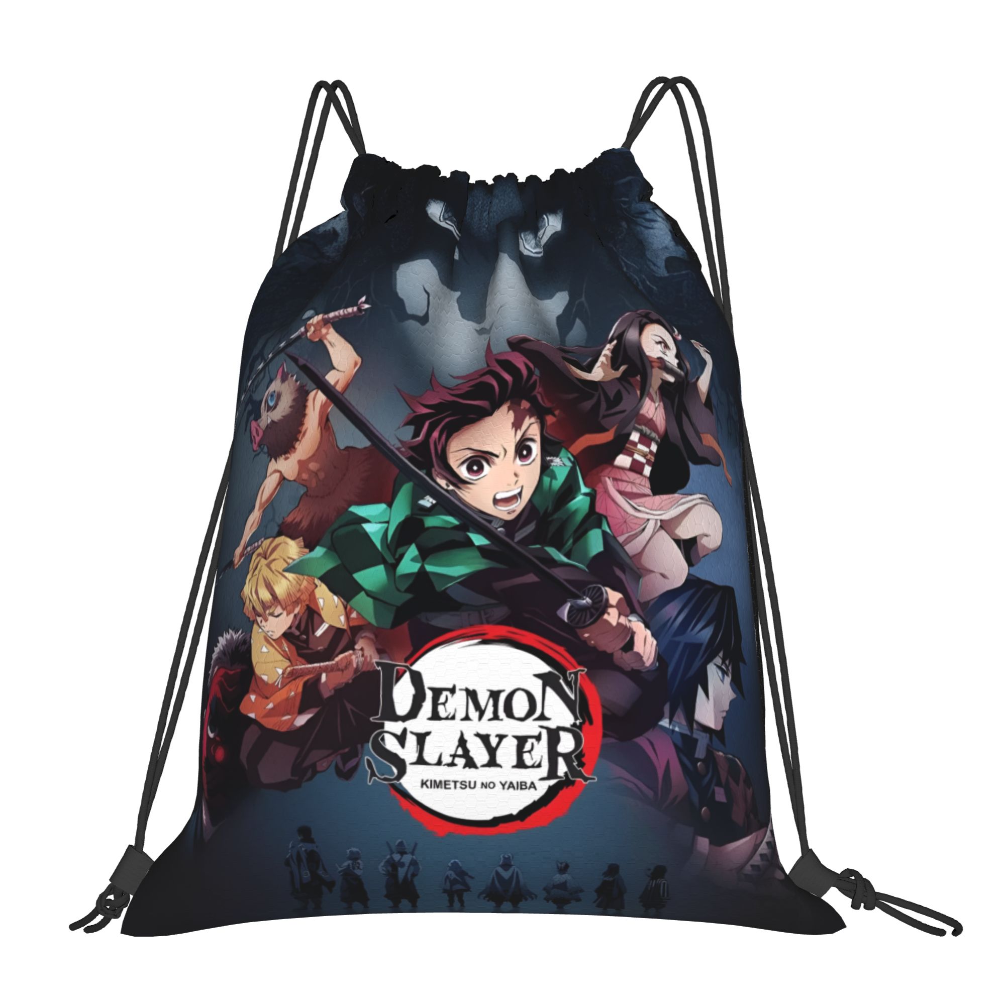 Drawstring Gym Bag - Mochila Personalizada D-Demons Slayers com Cordão