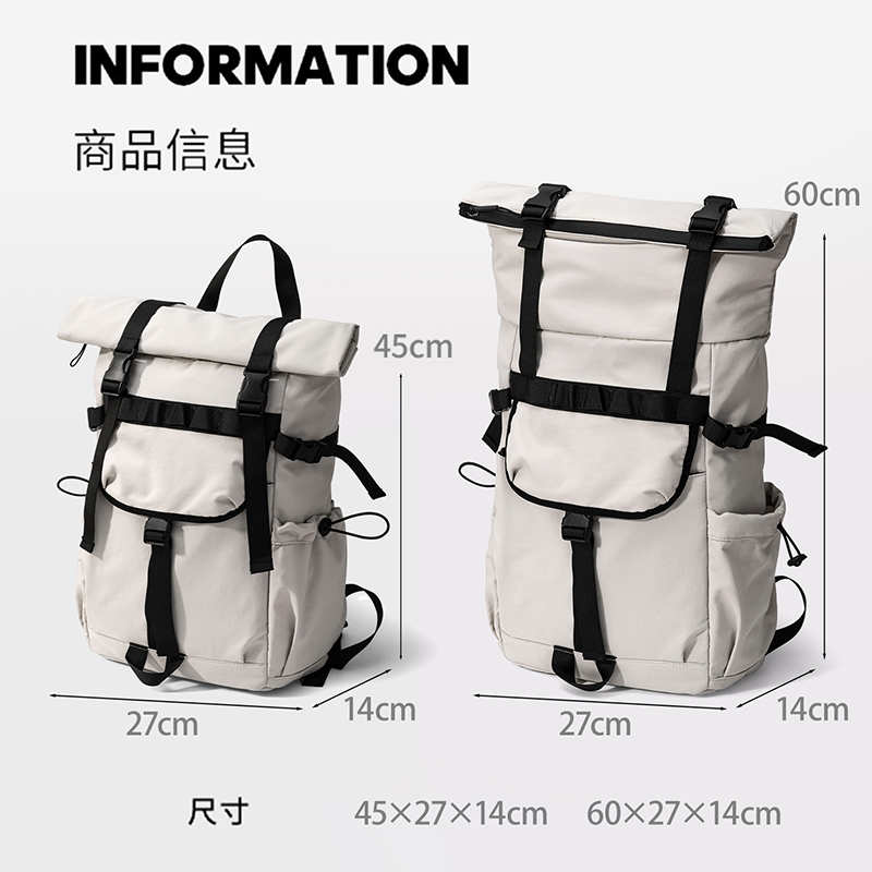 Nova Mochila Masculina Expandí - Canvas Backpack Casual avaliação e preço