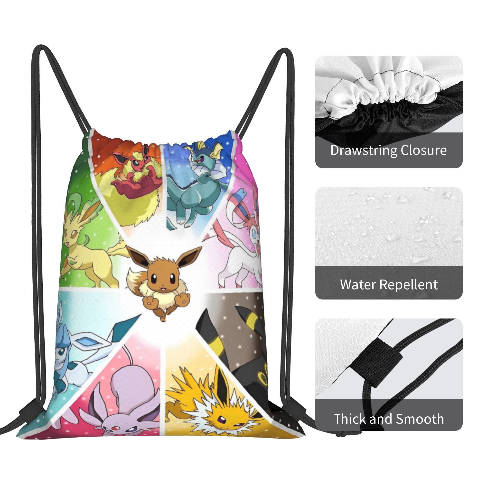 Mochila de Cordão Estilo Anime - Drawstring Gym Bag avaliação e preço