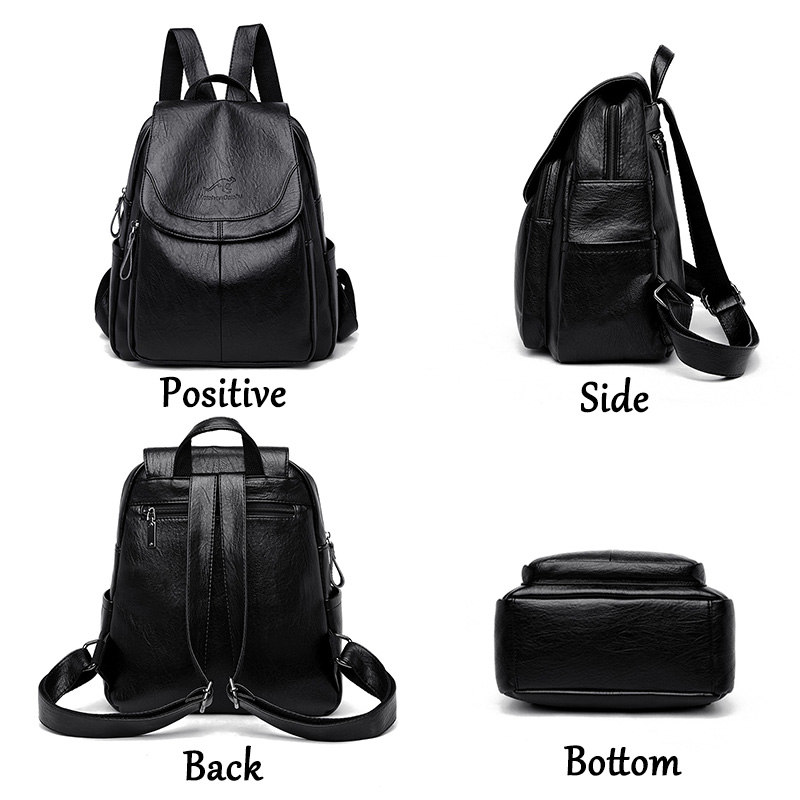 Mochila Vintage de Couro Macio - Leather Backpack Vintage avaliação e preço