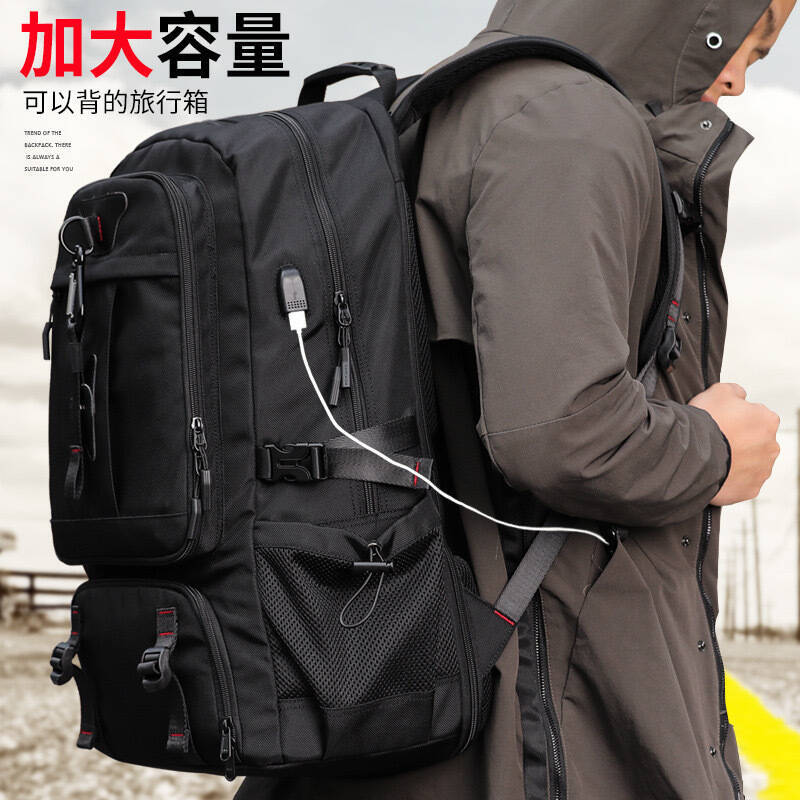 Nova Mochila de Viagem Masculi - Canvas Backpack Casual avaliação e preço