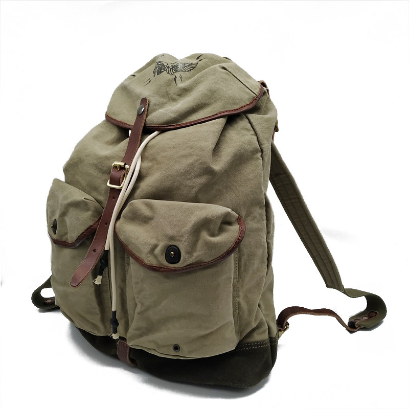 Mochila de Escalada ao Ar Livr - Canvas Backpack Casual avaliação e preço