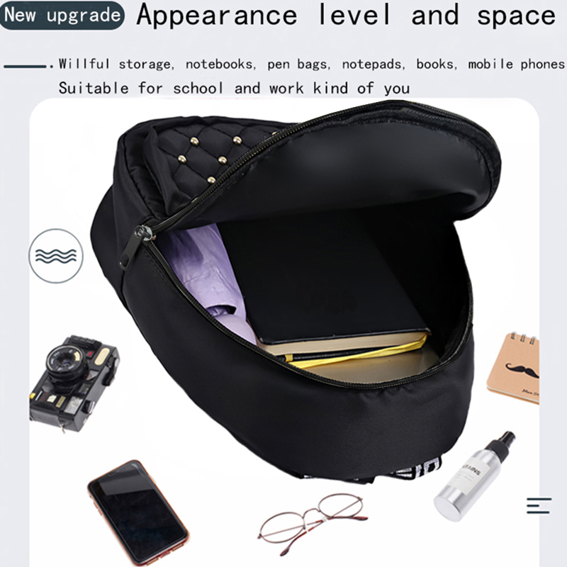 Mochila chique elegante cravej - Canvas Backpack Casual avaliação e preço